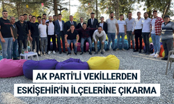 AK Parti'li vekillerden Eskişehir'in ilçelerine çıkarma
