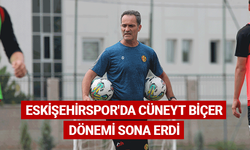 Eskişehirspor'da Cüneyt Biçer dönemi sona erdi