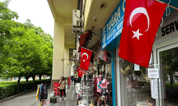 Eskişehir'in dört bir yanı Türk bayraklarıyla donatıldı