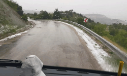 Eskişehir'in ilçesini dolu yağışı vurdu