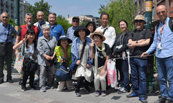 Japon turistler Eskişehir'e hayran kaldı