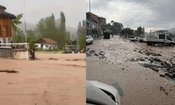 Kütahya'da aşırı yağışlar sele neden oldu