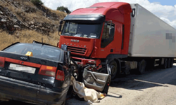 Eskişehir’de kaçak Suriyeliler kaza yaptı: 1 ölü, 4 yaralı