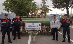 Eskişehir'de tonluk tarım aletini böyle çaldılar