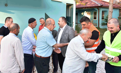 İnönü'de bayramlaşma geleneği devam etti