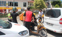 Bilecik'te motoruyla kaza yapan sürücü yaralandı