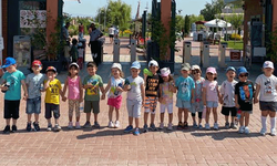 Eskişehir'de minik öğrencilerin renkli gezisi