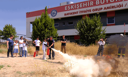 Eskişehir'de itfaiyeden lösemili çocuklara eğitim