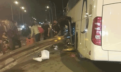 Afyon'da yolcu otobüsü kaza yaptı: Yaralılar var