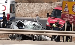 Afyon'da refüje giren otomobilde 2 kişi yaralandı