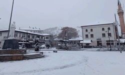 Eskişehir’in ilçesinde kar sevinci