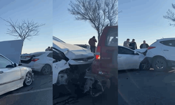 Eskişehir'de zincirleme kazada 7 araç birbirine girdi