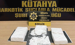 Kütahya'da 3 kilo kokainle yakalanan şahıs tutuklandı