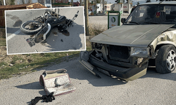Afyon'da feci motor kazası: Sürücü ağır yaralandı