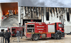 Afyon'da geri dönüşüm fabrikasında yangın