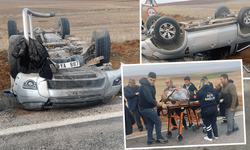 Eskişehir'de feci kaza: Sürücü araçtan güç bela çıkarıldı