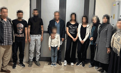 Afyon'da 9 düzensiz göçmen yakalandı