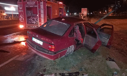 Afyon'da kaza: TIR ile otomobil çarpıştı