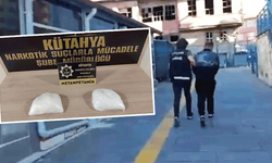 Kütahya'da yolcu otobüsünde 2 kilo uyuşturucuyla yakalandı