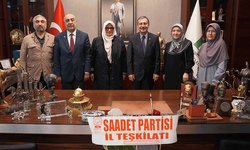Saadet Partisi heyeti Ahmet Ataç ile bir araya geldi