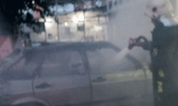 Afyon'da bir otomobilin LPG tankı patladı: 3 yaralı