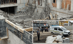 Kütahya'da okul inşaatında göçük meydana geldi : 5 yaralı