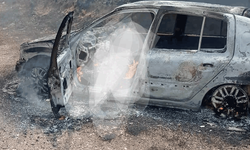 Bilecik'te alev alan bir otomobilde yanarak can verdi