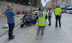 Afyon'da okul önlerinde trafik denetimi