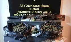 Afyon'da bir bağ evine baskın: zehir ile ruhsatsız silahlar ele geçirildi