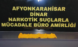 Afyon'da peçeteye emdirilmiş uyuşturucu operasyonu