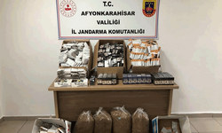 Afyon'da 16 bin kaçak sigara ele geçirildi
