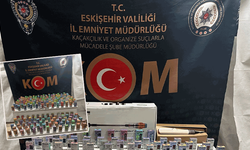 Eskişehir’de 1 milyon liralık kaçak eşya operasyonu