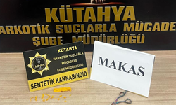 Kütahya'da madde taciri 1 şüpheli tutuklandı