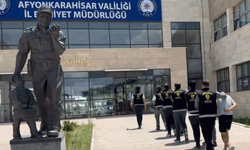 Afyon'da TCDD'ye ait fabrikadan bakır tel çalanlar yakalandı