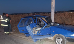 Eskişehir’de otomobilin takla atması sonucu dört kişi hastaneye kaldırıldı