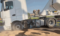 Kütahya'da otomobille tır çarpıştı: 1 yaralı