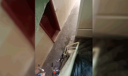 Sayaç okuma görevlisinden şok hareket! apartman girişine idrarını yaptı