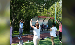 2 bin Eskişehirli güne sporla başladı