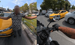 Eskişehir'de trafikte taksi şoförüyle kurye arasında kavga