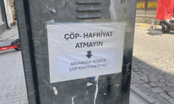 Eskişehirli esnaftan dikkat çeken 'çöp atmayın' uyarısı