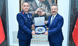 Yeni Muharip Hava Kuvveti Komutanı’ndan Vali Aksoy’a ziyaret