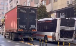 Atatürk Caddesi’nde bozulan belediye otobüsü trafiği kilitledi