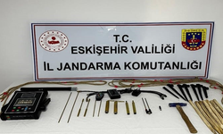 Eskişehir’de tarihi eser kaçakçılarını jandarma yakaladı