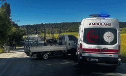 Bilecik'te ambulans ile kamyonetin çarpıştığı kaza korkuttu
