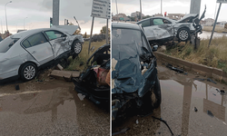Eskişehir-Afyonkarahisar yolunda korkutan kaza: 4 yaralı