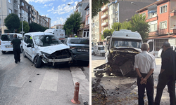 Eskişehir’de 4 aracın karıştığı kazada 9 kişi yaralandı