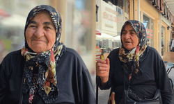 Eskişehir’de bir kadın geçim için dileniyor!