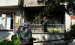 Kütahya Tavşanlı’da balkon yangını paniği