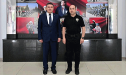 Yargıtay’a atanan Başsavcı Karakülah’tan Emniyet Müdürü Yılmaz’a veda ziyareti
