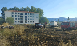Afyon'da otluk alandaki yangın TOMA'ların da müdahalesiyle söndürüldü